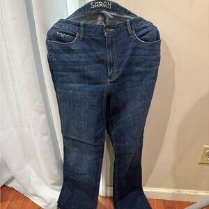 Kimes Ranch Women's Dark Blue Straight Leg Jeans